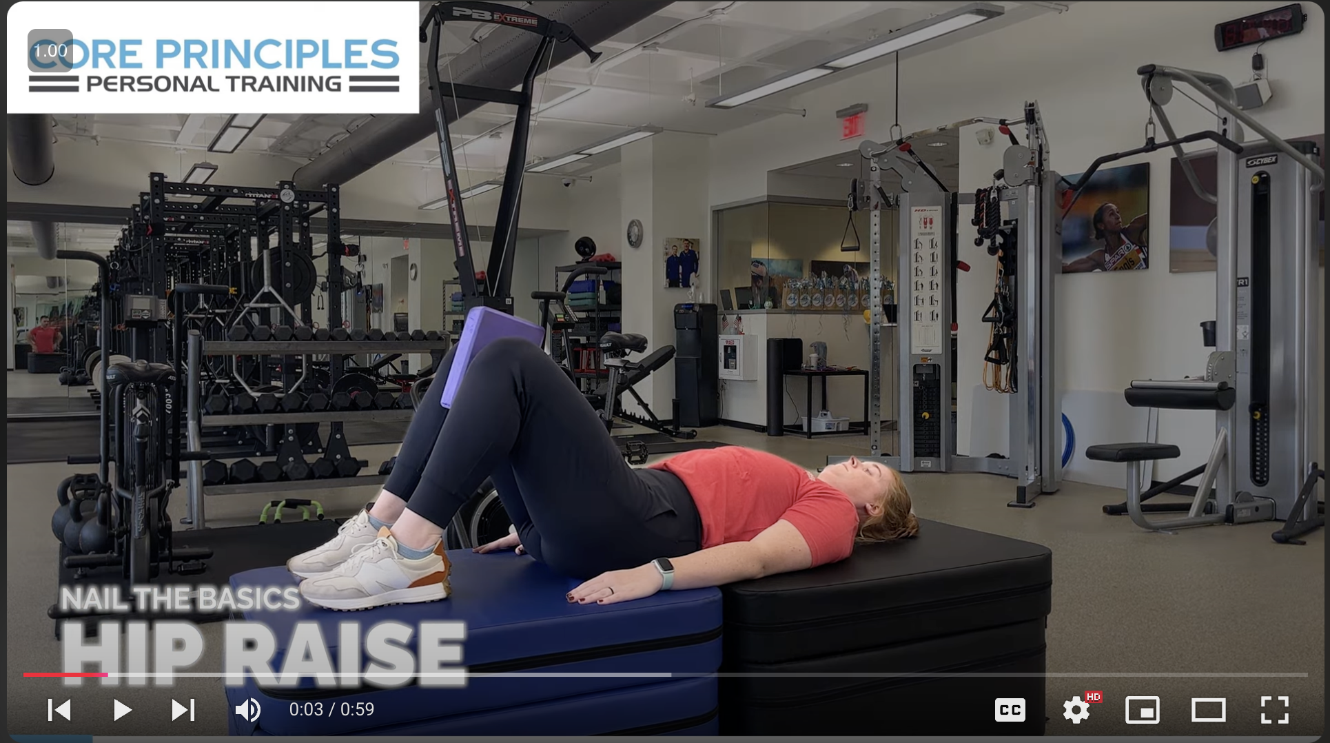 Nail the Basics. Hip Raise. Personal Training